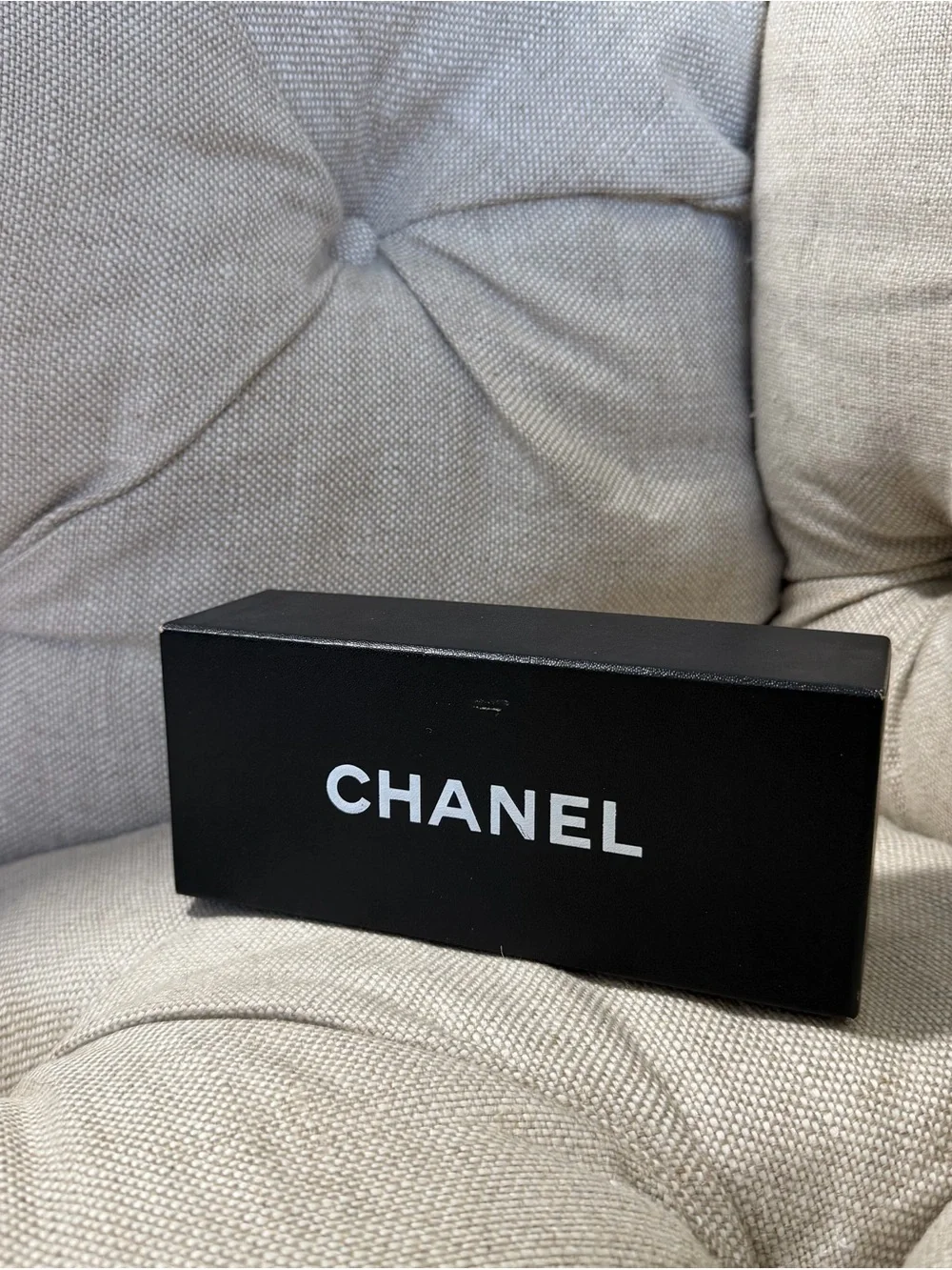 Authentic Vintage CHANEL Black & White Empty Cardboard Outer Sunglasses Box